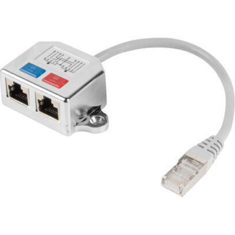 ADAPTADOR LANBERG SPLITTER ETHERNET FTP RJ45 A 2X RJ45