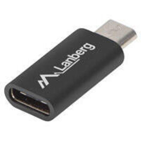 ADAPTADOR LANBERG USB 2.0 TIPO-C F-MICRO-B MACHO NEGRO