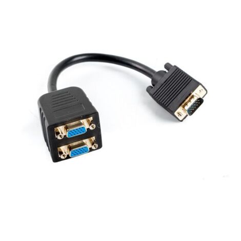 ADAPTADOR LANBERG VGA/VGA X2 20CM