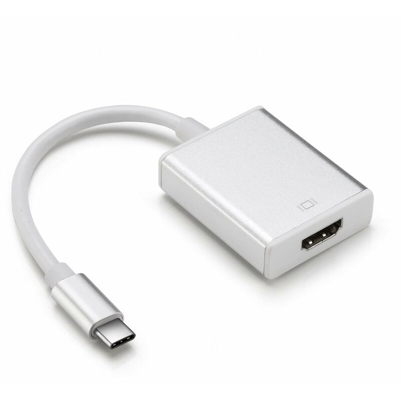 

Adaptador USB C a HDMI hembra Adaptador HDMI hembra tipo C para todos los dispositivos HDMI como monitores, televisores, portátiles, tabletas y mucho