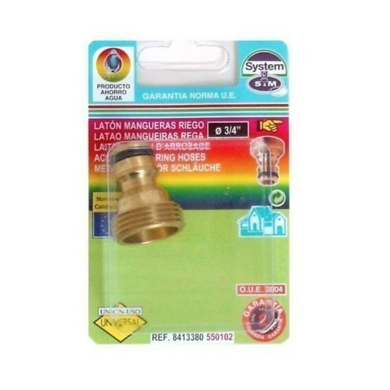 

Adaptador Macho 3/4 Pulgadas Met