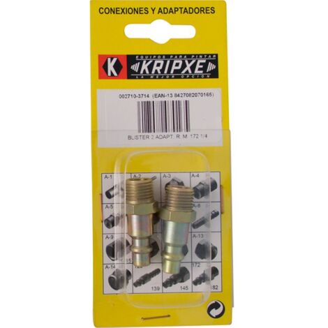 ADAPTADOR MACHO ENCHUFE R. B.2 - 1/4''