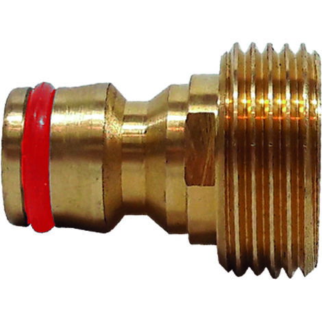 Adaptador macho metal para manguera - 3/4"