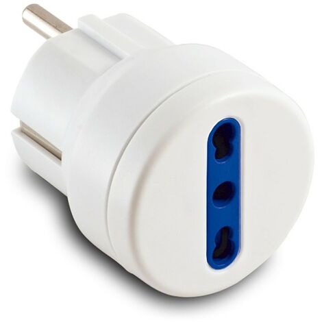 Adaptador maestro bivalente schuko blanco 10/16A 05771