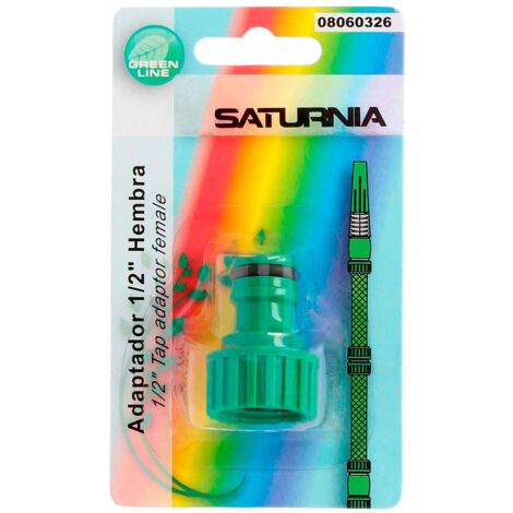Adaptador Manguera Plastico 1/2 Hembra Blister