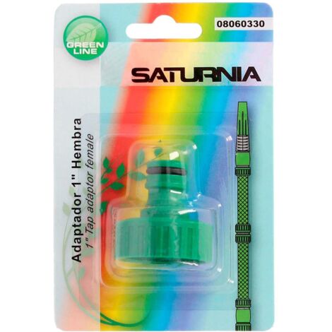 Adaptador Manguera Plastico 1" hembra Blister