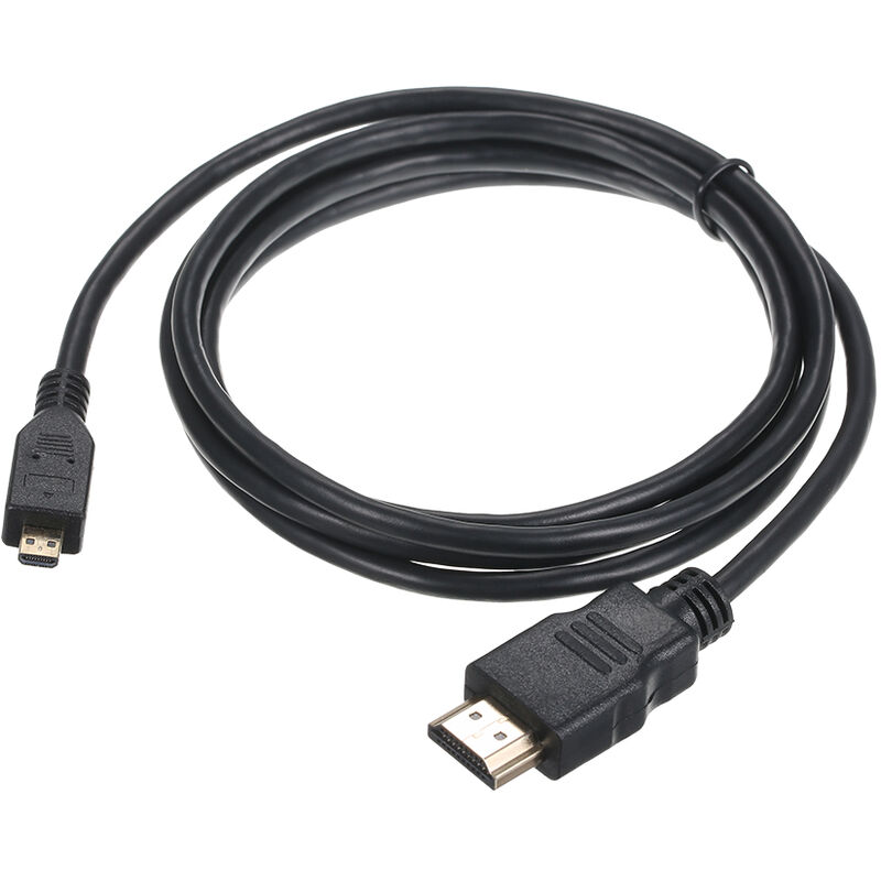 

Adaptador Micro HD a HD 1080P Cable convertidor HD Cable chapado en oro para tableta Camara TV Juego Uso domestico y comercial 1,5 m / 4,92 pies