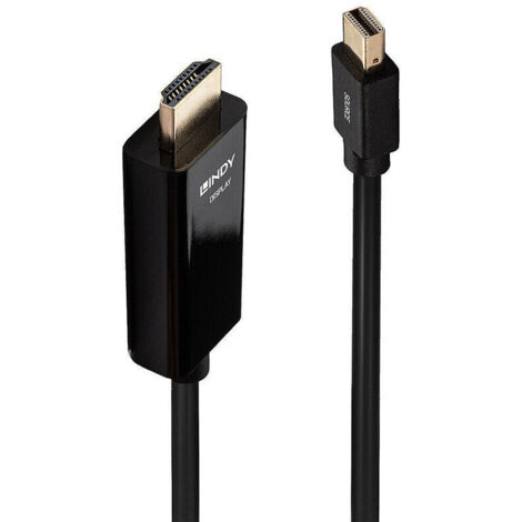 Adaptador Mini Display Port a HDMI LINDY 36928 Negro