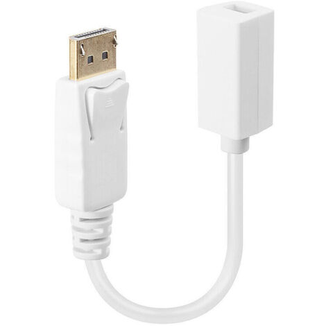 Adaptador Mini DisplayPort a DisplayPort LINDY 41060 Blanco