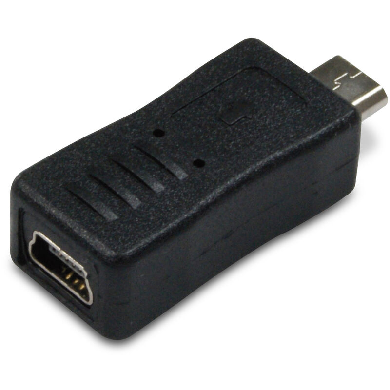 

470229 - Adaptador Mini USB hembra / micro USB macho, negro - Metronic