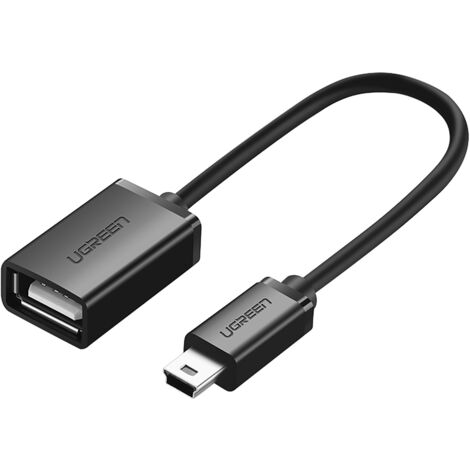 Adaptador mini USB OTG UGREEN US249 (negro)