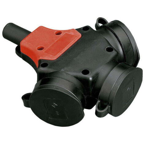 Adaptador Múltiple de Goma 16A IP44