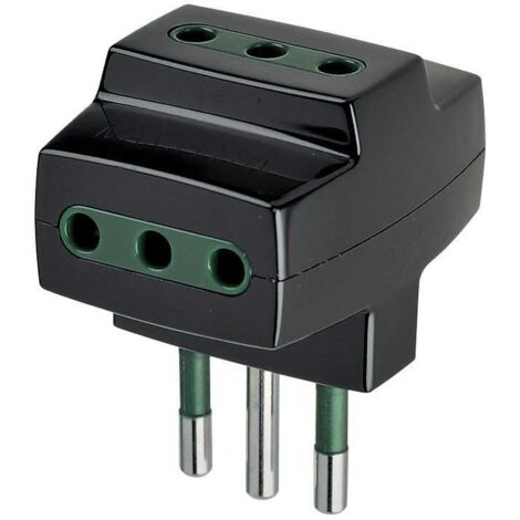 Adaptador múltiple S11+3P11 negro