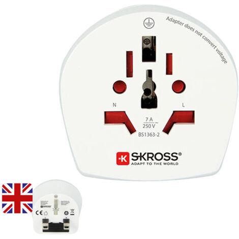 ADAPTADOR MUNDIAL A REINO UNIDO SKROSS 1500225-E