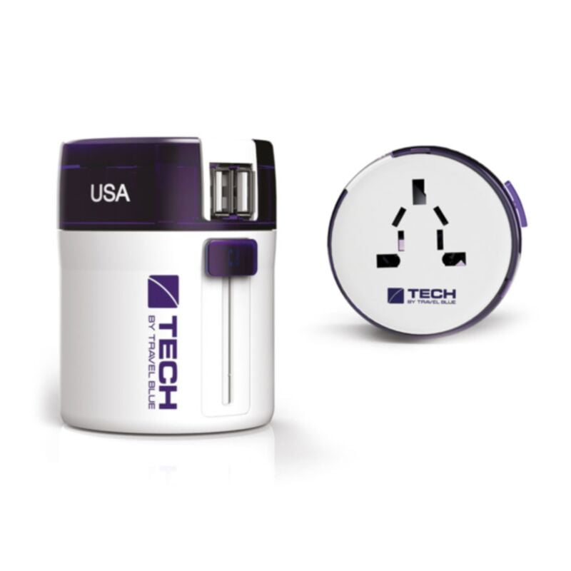 

Tech - ADAPTADOR DE VIAJE MUNDIAL + 2 USB