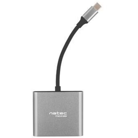 ADAPTADOR NATEC MULTIPUERTO USB-C A USB 3.0 HDMI 4K