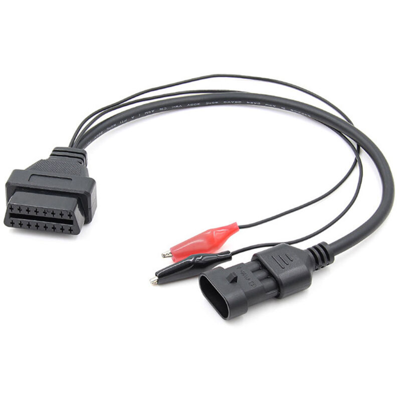 Adaptador OBD2 de 3 pines a 16 pines, para conector de diagnóstico a bordo, cable de extensión para adaptador OBD2, compatible con cables de escáner.