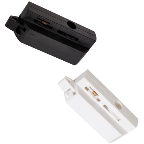 Adaptador para Carril Monofásico Blanco