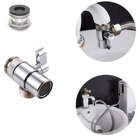 Adaptador para grifos de fregadero de cocina, válvula desviadora, conexión de grifo para inodoro, bidé, ducha y accesorios de cocina.