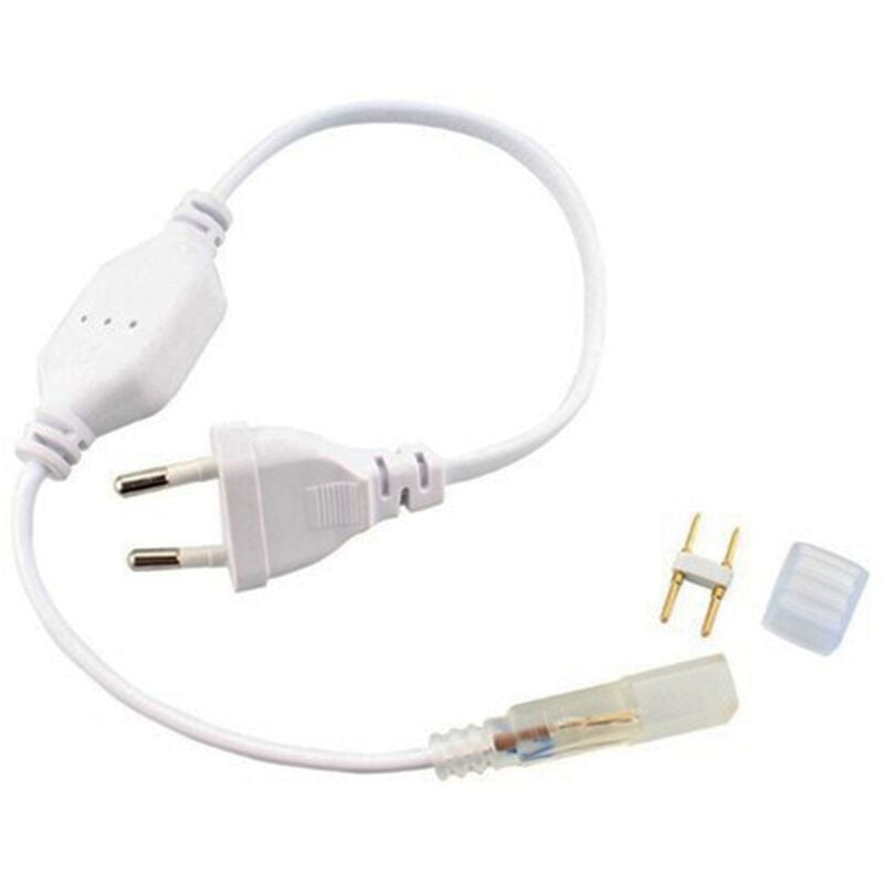

Sysled - Adaptador para la cinta de LED de 6mm 220V para 3014 Mono Color