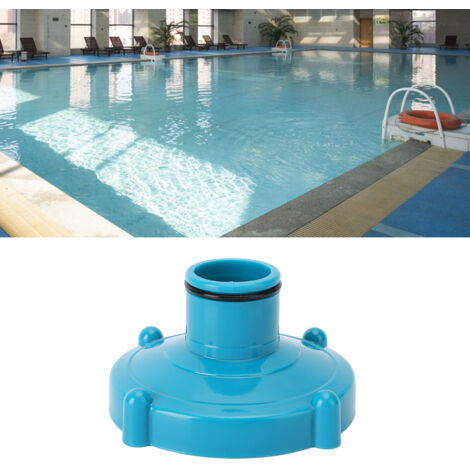 Adaptador para limpiador de piscinas de PVC P03867, conexión de base flexible para sistemas de drenaje, conexión estable y fácil instalación.