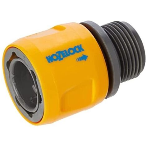 Adaptador para manguera plana y espiral de materiales de alta calidad - blister HOZELOCK