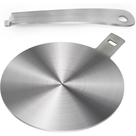 Adaptador para placa de inducción de 13 cm, para cafeteras moka y utensilios de cocina, mango extraíble