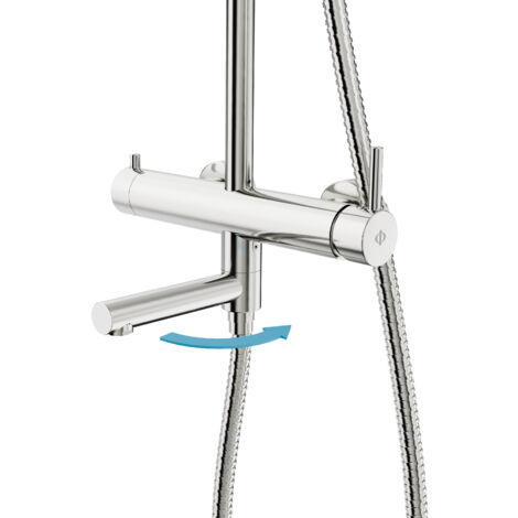 Adaptador para Salida de Bañera  Acabado en Cromo  Apto para Modelo Inverter R