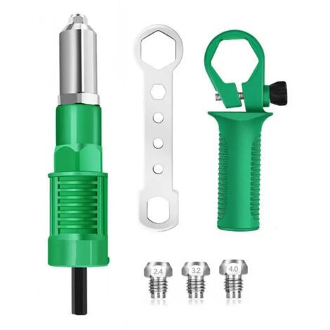 Adaptador para taladro eléctrico de 2,4 a 4,8 mm - Cabezal para remachar - Remachadora inalámbrica