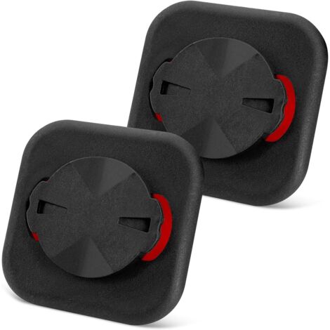 Adaptador para teléfono móvil - Soporte para teléfono de bicicleta para montaje en llanta con adhesivo fuerte 40 x 40 mm de plástico, adaptador para teléfono de bicicleta adecuado para bicicletas de c