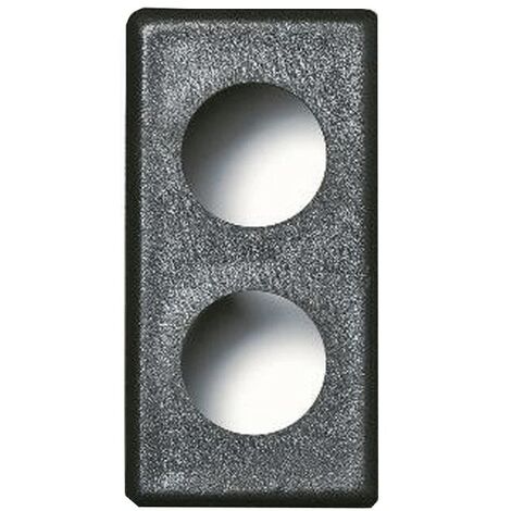 Adaptador para tomas de TV Demix Fracarro Bticino Axolute Negro 289740