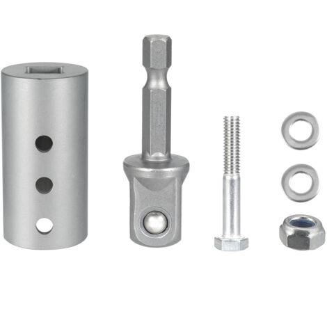 Adaptador para trípode de remolque - Kit de acero inoxidable con adaptador de enchufe de 1/2" compatible con eje de 25 mm
