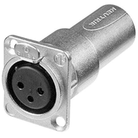 - ADAPTADOR PASO XLR HEMBRA-MACHO PARA MONTAJE EN PANEL