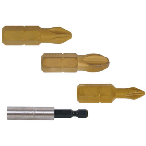 Adaptador PH 3 puntas titamium phillips 25mm de longitud