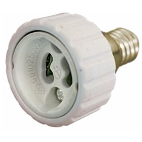 ADAPTADOR PORTALAMPARAS DE E-14 A GU-10