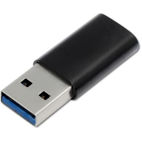 Adaptador Qoltec USB tipo A macho USB tipo C hembra