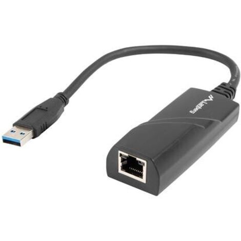 ADAPTADOR RED LANBERG USB 3.0 A ETHERNET RJ45 GIGABIT