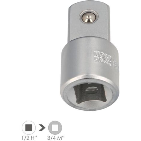 Adaptador Reductor 1/2" Hembra A 3/4" Macho