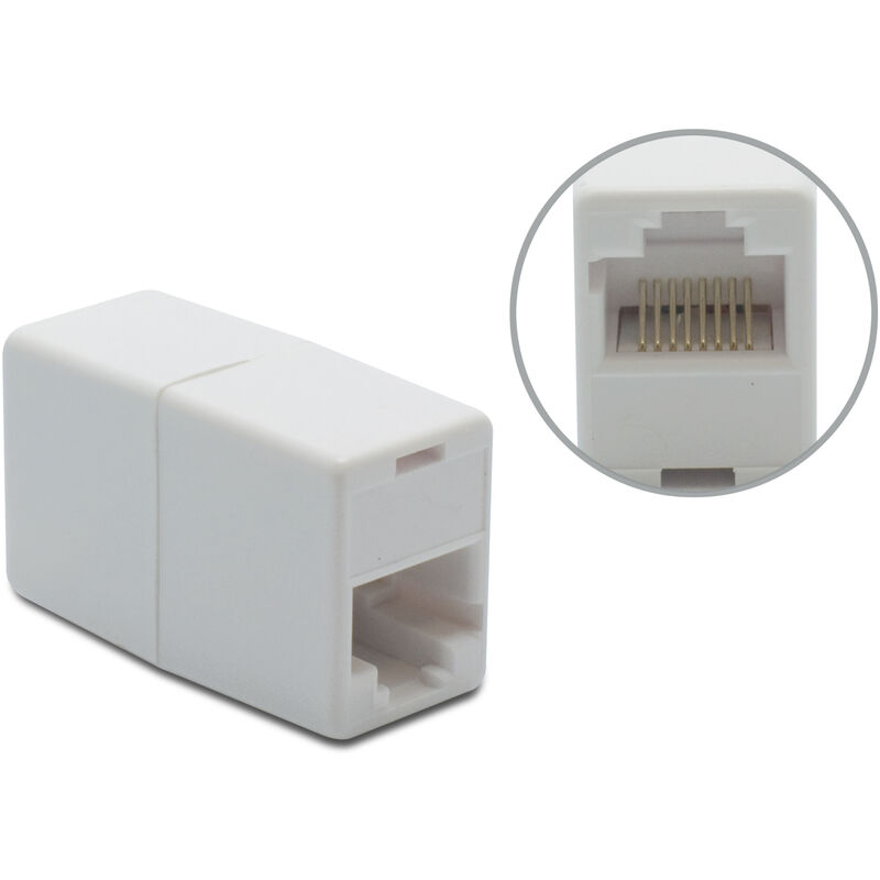 

Metronic 495238 - Adaptador RJ45 hembra / hembra recto