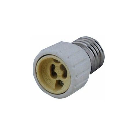 Adaptador Rosca Bombillas E27 Macho A GU10 Hembra