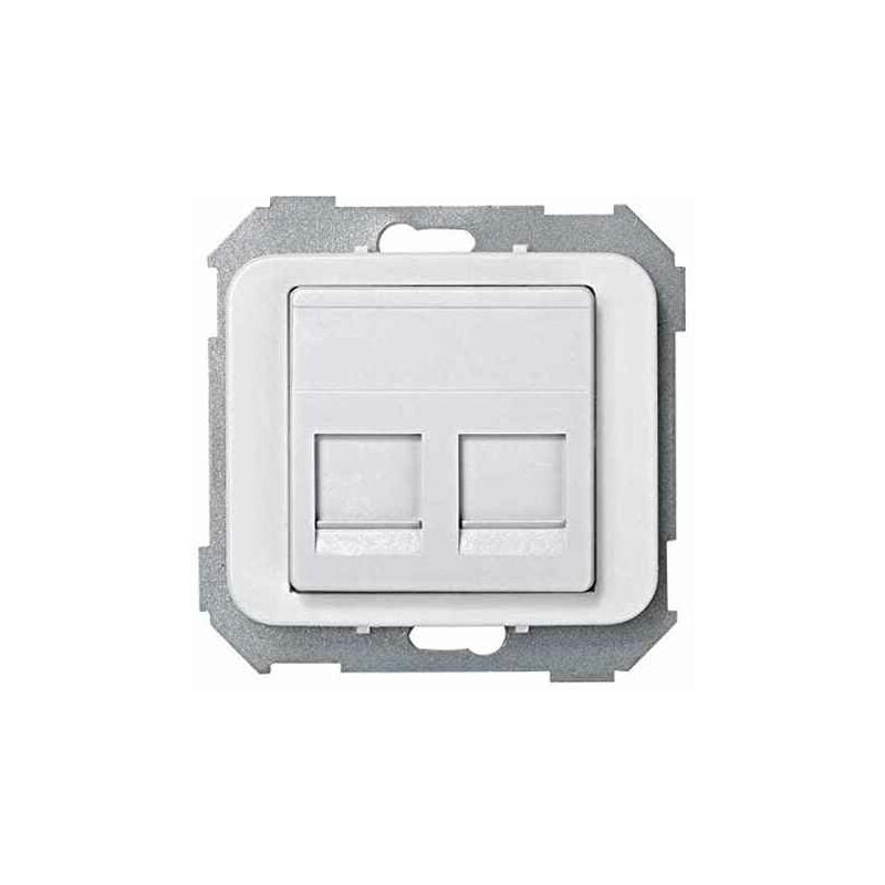 

Adaptador Simon 75589-60 RJ-45 x 2 Blanco (Reacondicionado A+)