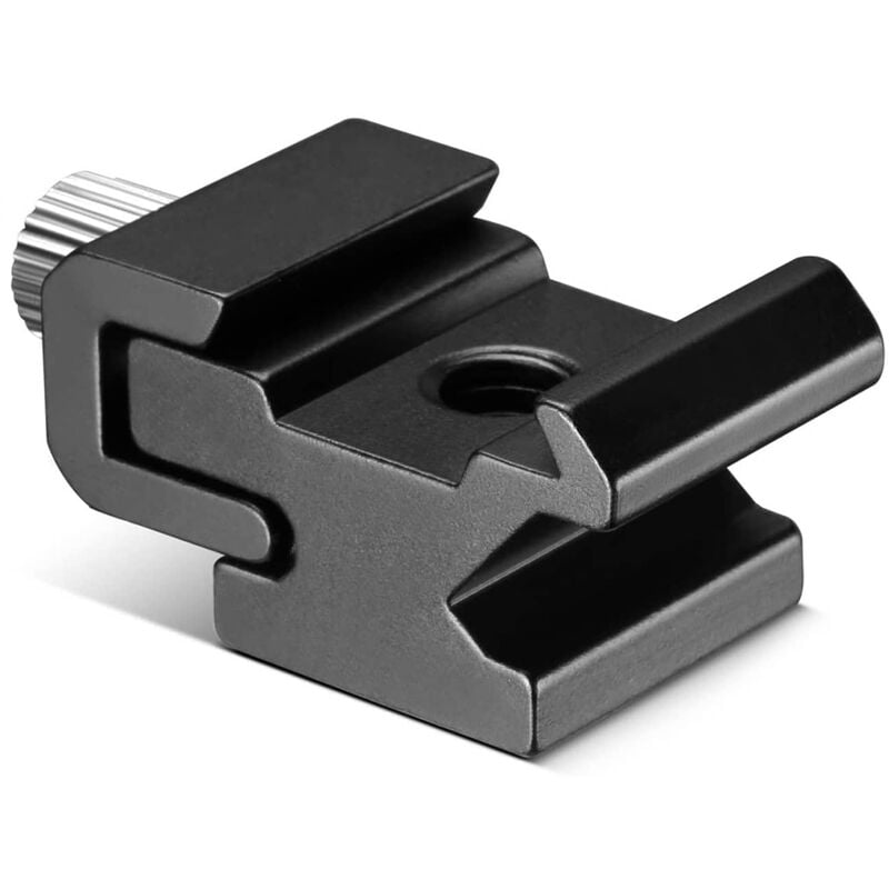 

Adaptador soporte zapata flash tornillo tripde 1/4 - 20 Negro