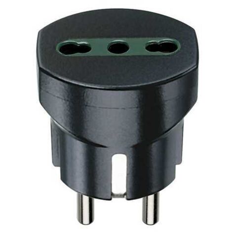 Adaptador Ted./Franc.+P17/11 Negro