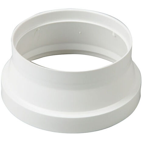Adaptador termosplástico para sistemas de ventilación - SIBER Medidas: Ø125 - 120 mm