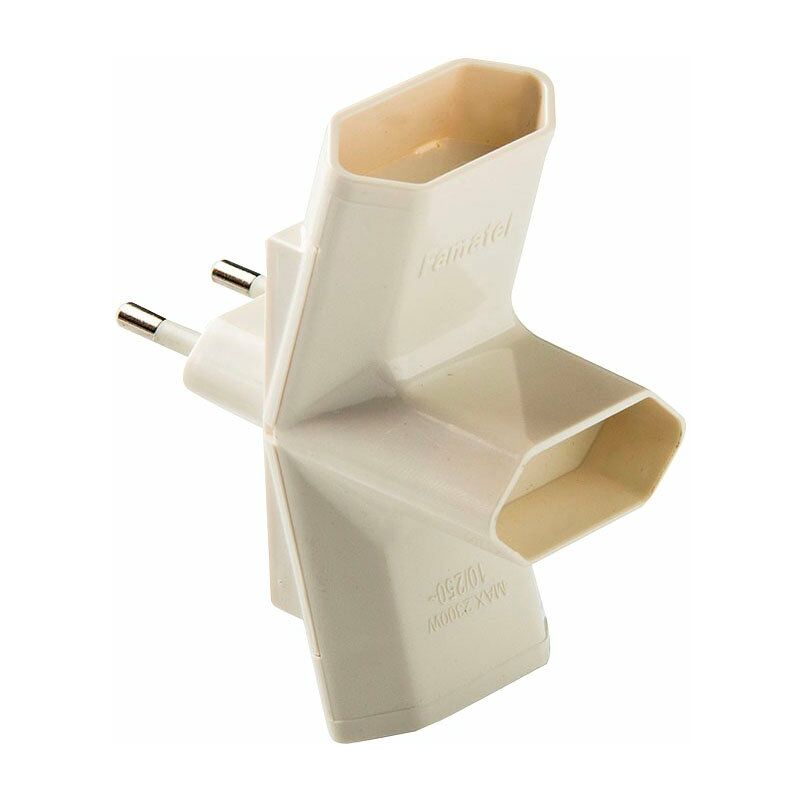

ADAPTADOR TRIPE 10A- 250V - Duolec