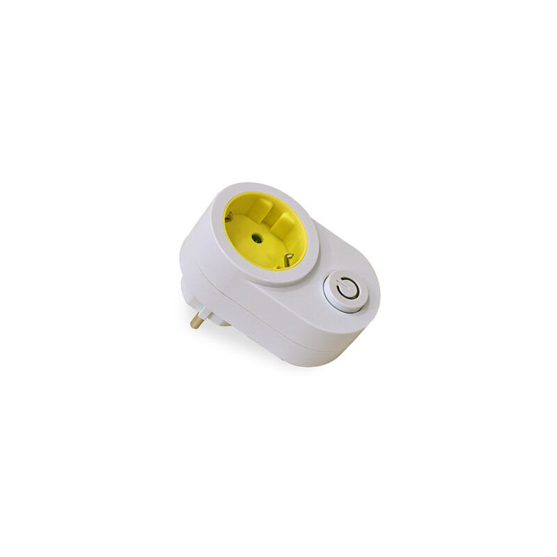 

Adaptador Electricidad 16A-250V Con Interruptor Blanco/Pistacho Famat