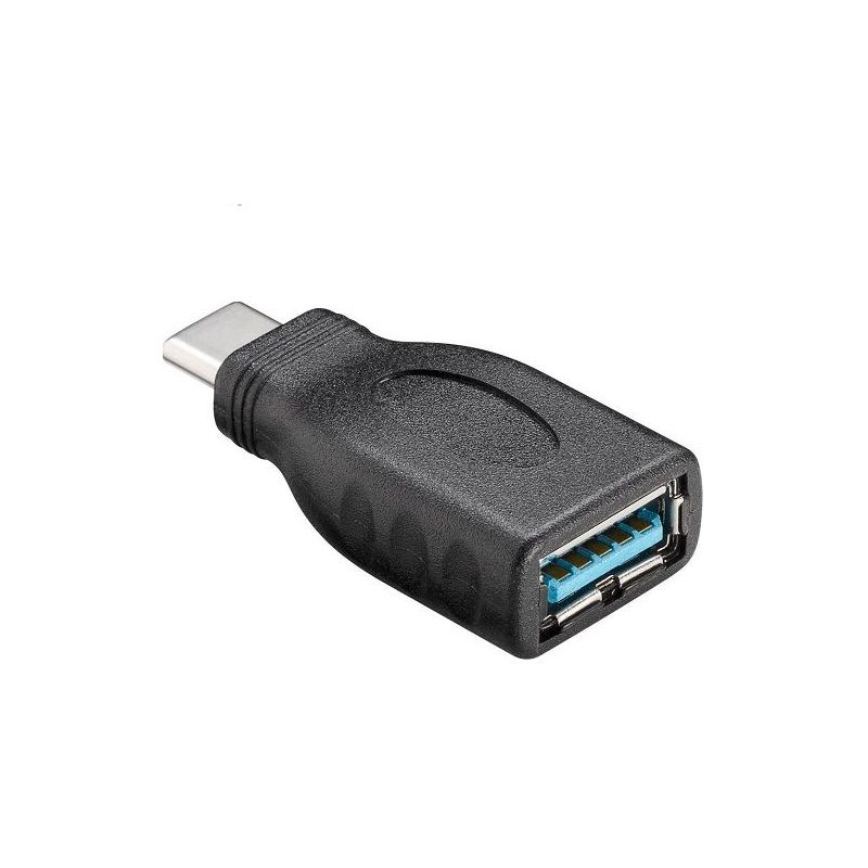 

Adaptador USB 3.0 tipo A hembra a USB tipo C macho Negro