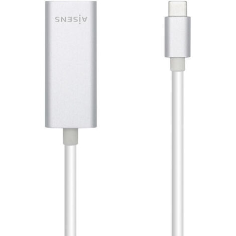 Adaptador USB 3.1 Tipo-C Aisens A109-0505/ USB Tipo-C - RJ45 Hembra