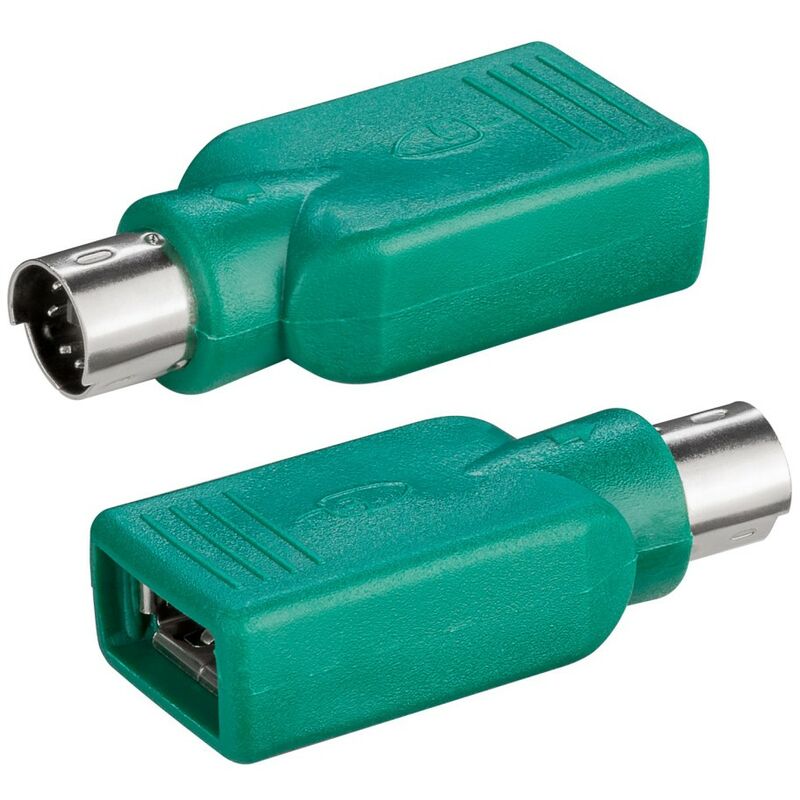 

Adaptador USB a PS2 para raton Verde