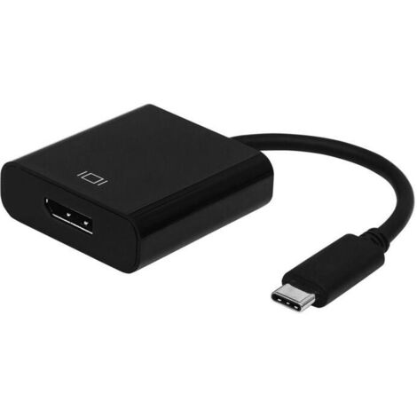 Adaptador USB-C a DisplayPort Aisens A109-0345 15 cm Negro 4K Ultra HD